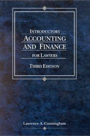 Cover of Introductory Accounting, Finance and Accounting for Lawyers