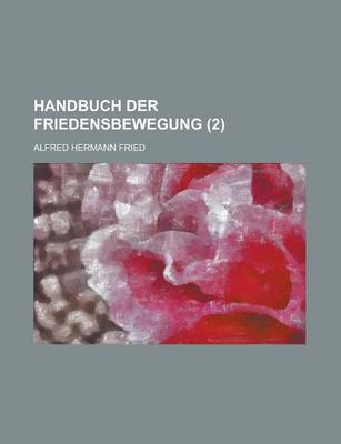 Book cover for Handbuch Der Friedensbewegung (2)