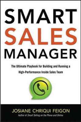 Book cover for Smart Sales Manager: The Ultimate Playbook for Building and Running a High-Performance Inside Sales Team