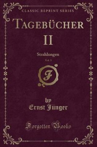 Cover of Tagebücher II, Vol. 1
