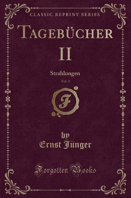 Book cover for Tagebücher II, Vol. 1