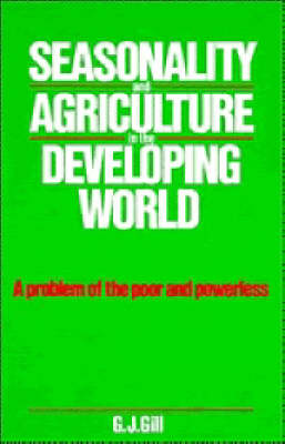 Book cover for Seasonality and Agriculture in the Developing World