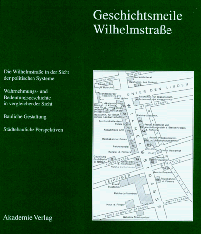 Book cover for Geschichtsmeile Wilhelmstrasse