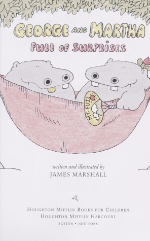 Book cover for George and Martha: Full of Surprises