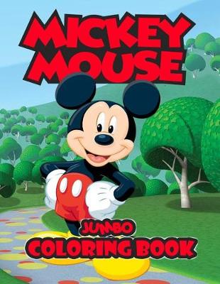 Book cover for Mickey Mouse Jumbo Coloring Book