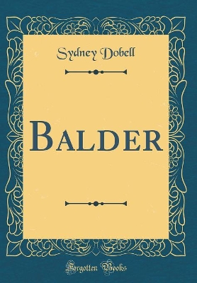 Book cover for Balder (Classic Reprint)