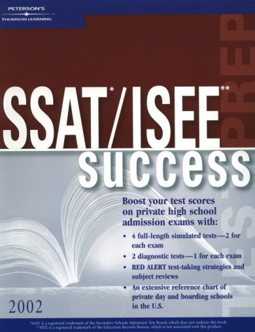 Book cover for Ssat/Isee Success 2002