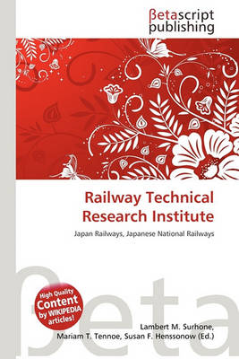 Book cover for Railway Technical Research Institute