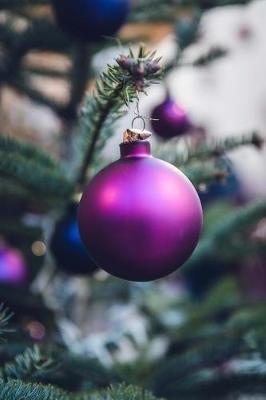 Book cover for Purple Christmas Ball Ornament