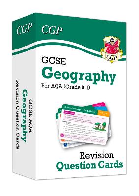 Book cover for GCSE Geography AQA Revision Question Cards