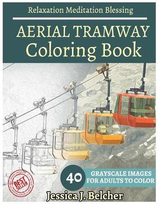 Book cover for AERIAL TRAMWAY Coloring book for Adults Relaxation Meditation Blessing