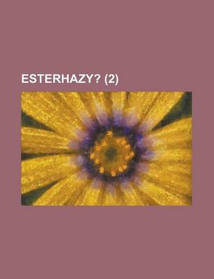 Book cover for Esterhazy? (2)