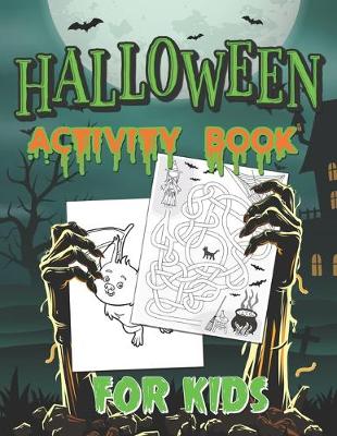 Book cover for Halloween Activity Book For Kids