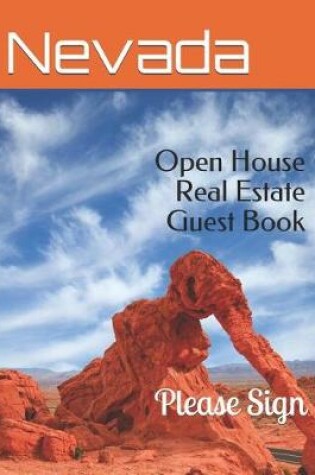 Cover of Nevada Open House Real Estate Guest Book