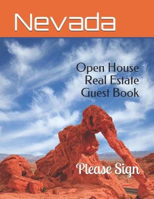 Book cover for Nevada Open House Real Estate Guest Book