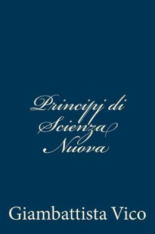 Cover of Principj di Scienza Nuova