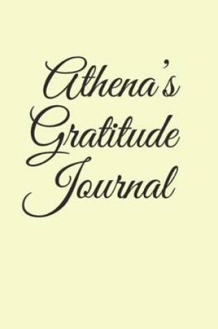 Cover of Athena's Gratitude Journal