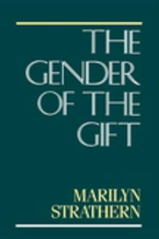 Cover of The Gender of the Gift