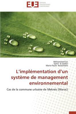 Book cover for L Impl mentation D Un Syst me de Management Environnemental