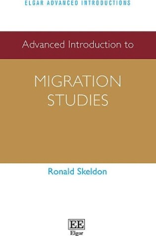 Cover of Advanced Introduction to Migration Studies