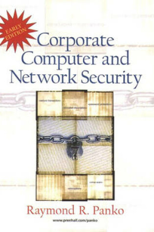 Cover of Early Edition Corporate Computer and Network Security