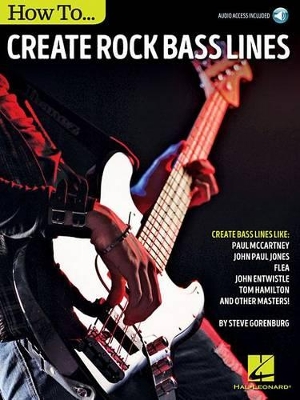 Book cover for How to Create Rock Bass Lines