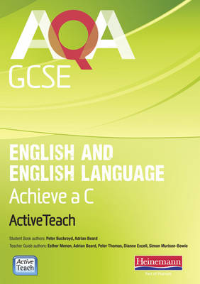 Book cover for AQA GCSE English and English Language Active Teach BBC Pack: Achieve a C with CDROM