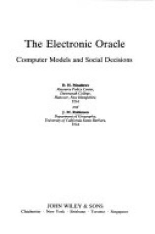 Cover of The Electronic Oracle