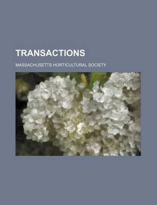 Book cover for Transactions (Volume 2)