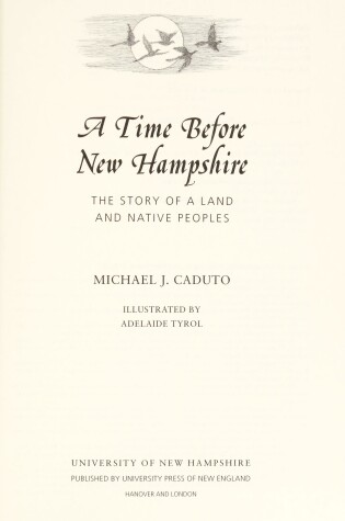 Cover of A Time Before New Hampshire