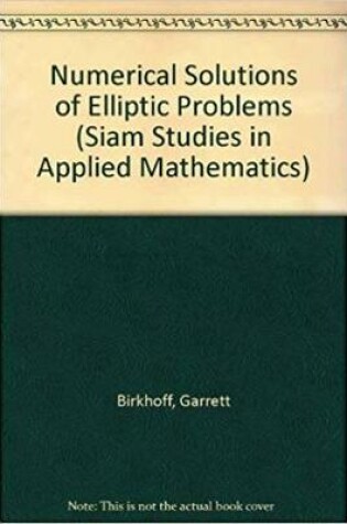 Cover of Numerical Solution of Elliptic Problems SAM6