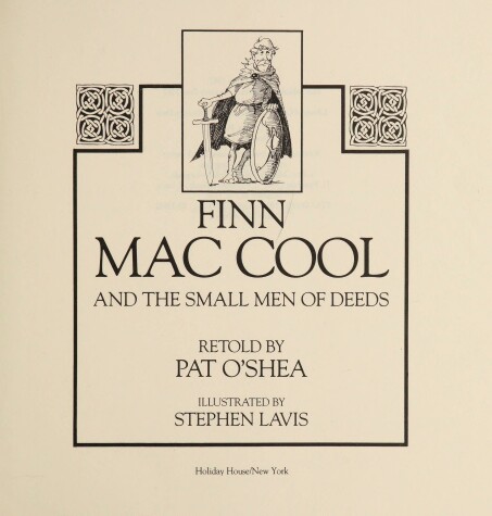 Book cover for Finn Mac Cool and the Small Men of Deeds