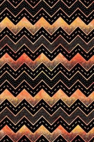 Cover of Journal Notebook Dot Dash Zigzag Pattern 2