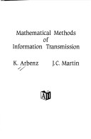 Cover of Mathematical Methods of Information Transmission