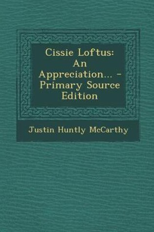 Cover of Cissie Loftus