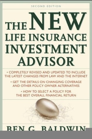 Cover of New Life Insurance Investment Advisor: Achieving Financial Security for You and Your Family Through Today's Insurance Products