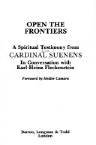 Cover of Open the Frontiers
