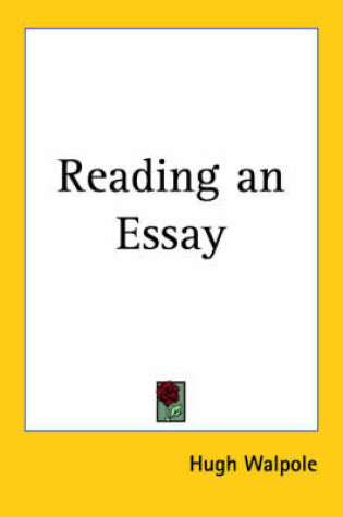 Cover of Reading an Essay