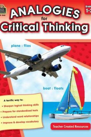 Cover of Analogies for Critical Thinking Grade 1-2