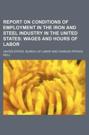 Cover of Report on Conditions of Employment in the Iron and Steel Industry in the United States