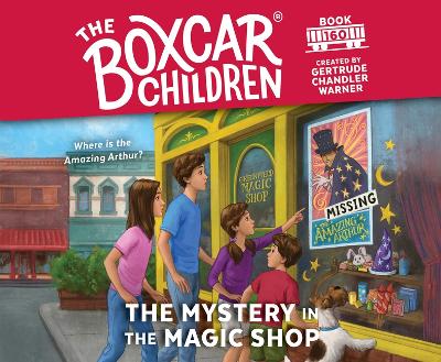 Book cover for The Mystery in the Magic Shop