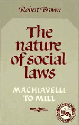 Book cover for The Nature of Social Laws