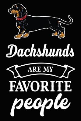 Book cover for Dachshunds Are My Favorite People