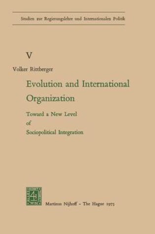 Cover of Evolution and International Organization