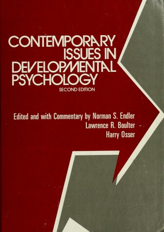 Book cover for Contemporary Issues in Developmental Psychology