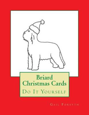 Book cover for Briard Christmas Cards