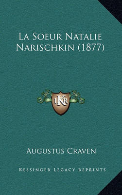 Book cover for La Soeur Natalie Narischkin (1877)