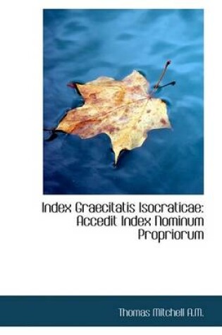 Cover of Index Graecitatis Isocraticae