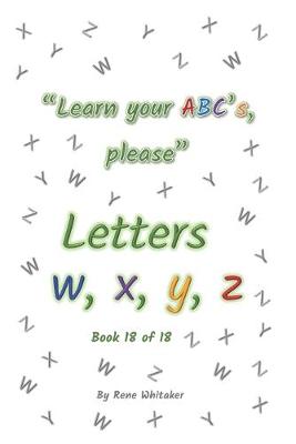 Book cover for Letters w, x, y, z