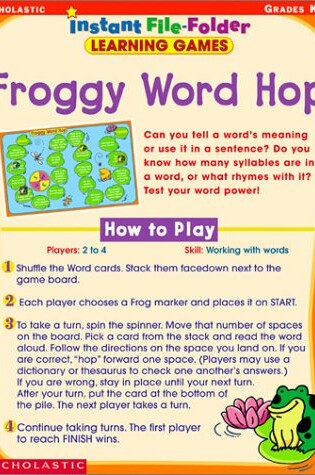 Cover of Froggy Word Hop